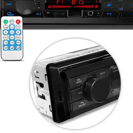 Som/ Radio Auto Mp3 Roadstar rs2608br Usb Buetooth AUX