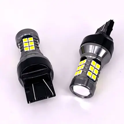Lâmpada Pingo T20 W21/5W Dois Polos 27 Leds Projector Branco