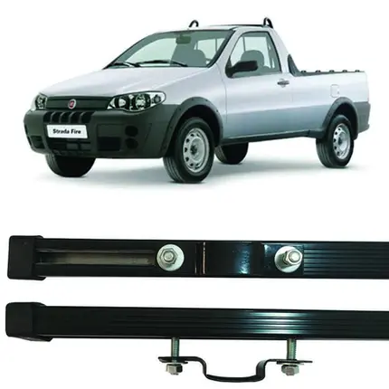Rack Teto Roca Bagag Travessa Fiat Strada Working 16-19 156