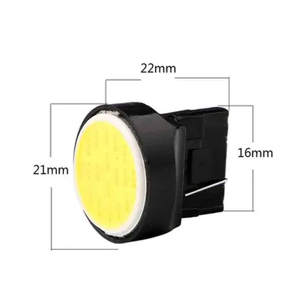 Lâmpada Pingo T20 W21/5W Dois Polos Led Cob smd Super Branco