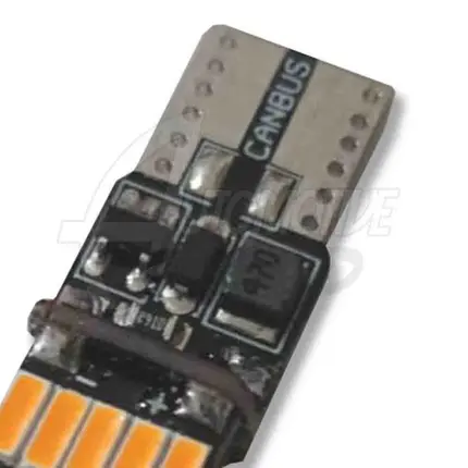 Lampada Pingo T10 5w 26 Leds SMD TORRE Laranja Ambar CAMBUS