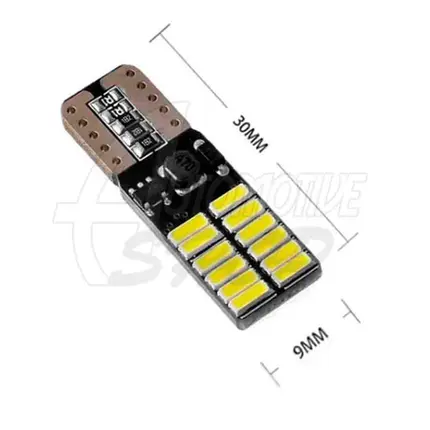 Lampada Pingo T10 5w 24 Leds SMD PLACA Super Bco CAMBUS Un