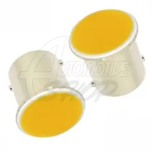 Lâmpada Dois Polos 1157 P21W/ 5Wde Led COB ambar laranja Uni
