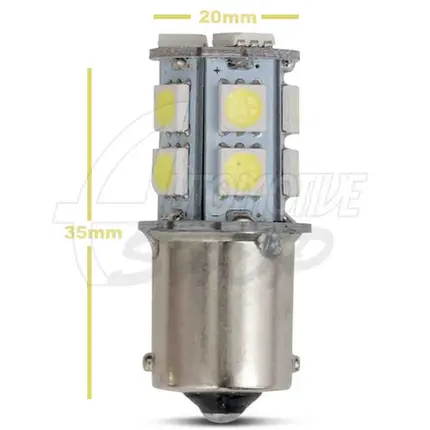 Lâmpada 1156 Dois Polo P21/5W de 13 Leds super branco Un.
