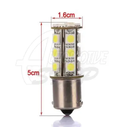 Lâmpada Um Polo P21W de 18 Leds super branco Unidade