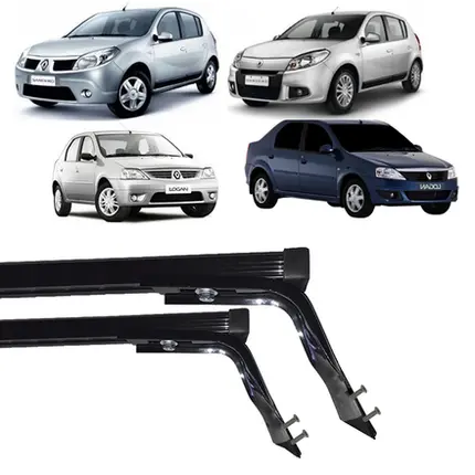 Rack Teto Roca Bagageiros Renault Sandero Logan 07/13 189cl