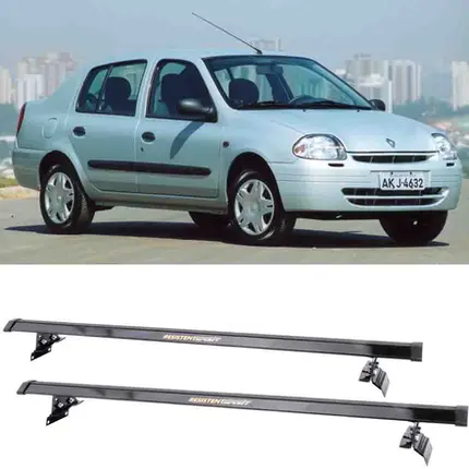 Rack Teto Resistent Sport Renault Clio Sedan 03/11 4pt LW044