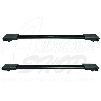 Rack Travessa Aluminio de Teto Vhip Longarina Preto C.708