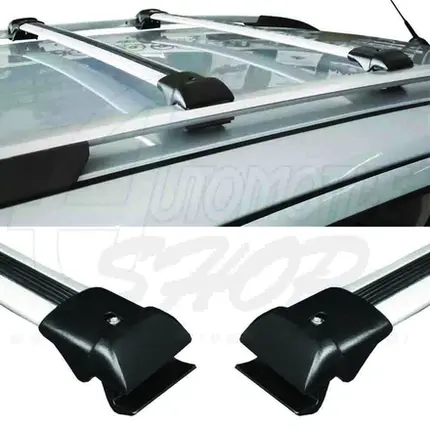 Rack Travessa Aluminio de Teto Vhip Longarina Prata C.709