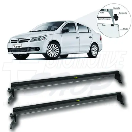 Rack de Teto Vhip Fix.Porta VW Gol Voyage G5 C.927