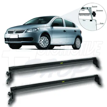 Rack de Teto Vhip Fix.Porta VW Gol Voyage G5 C.927