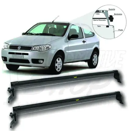 Rack de Teto Vhip Fix.Porta Fiat Palio 2pts 94/ 2019 C.912