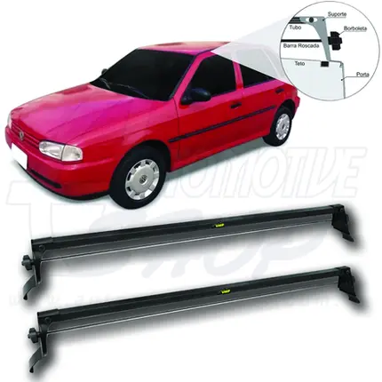 Rack de Teto Vhip Fix.Porta VW Gol G2 Bola G3 G4 4pts C.910