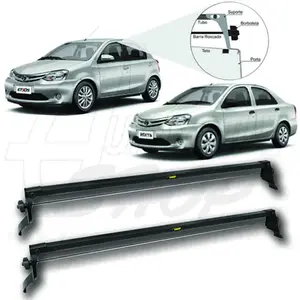 Rack de Teto Vhip Fix.Porta Toyota Etios Sedan Hatch C.992