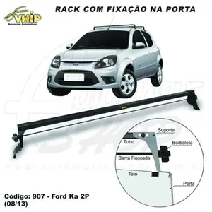Rack de Teto Vhip Fix.Porta Ford Ká 2008 até 2013 C.907
