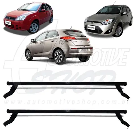 Rack Teto Roca Bagageiros Ford Fiesta Sedan 4pts 02-14 1189
