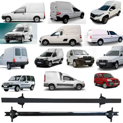 Rack de Teto Roca Bagageiros 100kg Furar Todos os carros 196