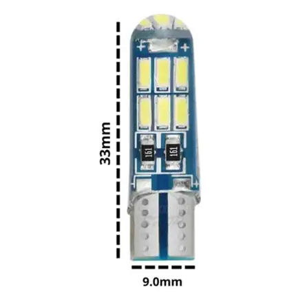 Lampada Pingo T10 15 Leds TORRE Silicone Super Bco CAMBUS Un