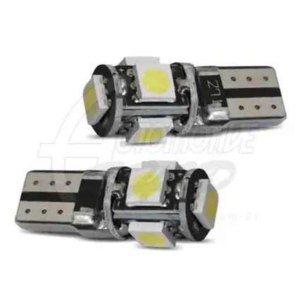 Lampada Pingo T10 de 5 Leds TORRE super branco CAMBUS Unid