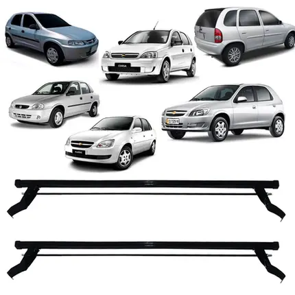 Rack Teto Roca Bagageiros GM Corsa Sedan 96 até 10 4pts1180