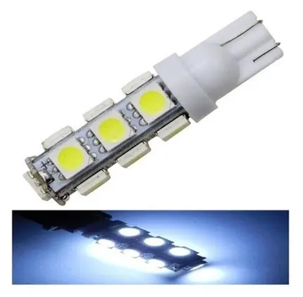 Lampada Pingo T10 de 13 Leds TORRE super branco Unidade