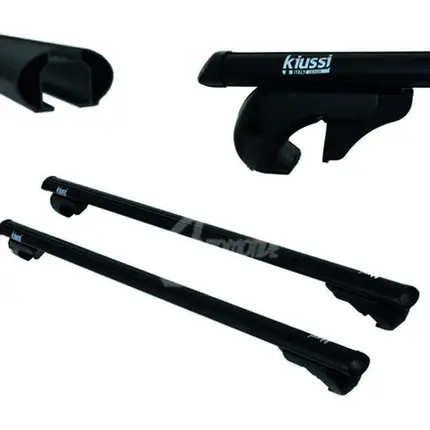 Rack Teto Travessa Aluminio 75kg Kiussi Belluno S/ Chave PTO