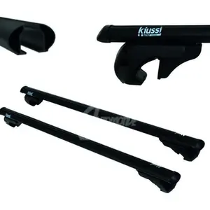 Rack Teto Travessa Aluminio 75kg Kiussi Belluno S/ Chave PTO