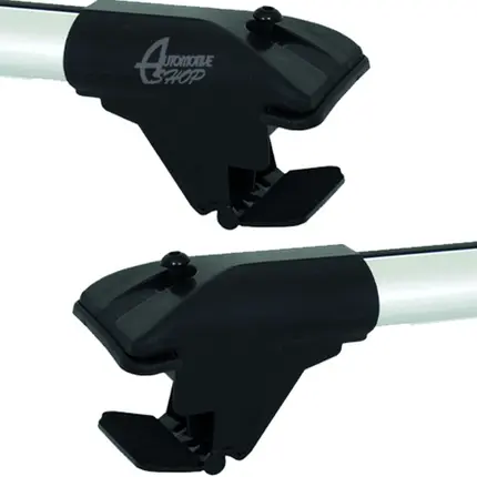 Rack Teto Travessa Aluminio 75kg Kiussi Longarina Preto PAR