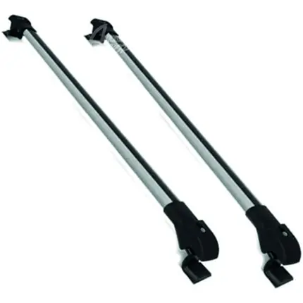 Rack Teto Travessa Aluminio 75kg Kiussi Longarina Prata PAR