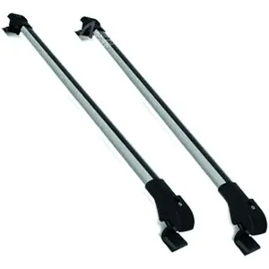 Rack Teto Travessa Aluminio 75kg Kiussi Longarina Prata PAR