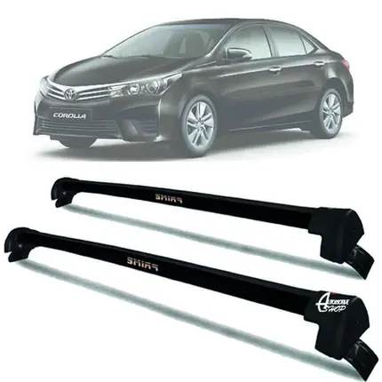 Rack Teto Aluminio Prime Toyota Corolla 15 a 19 Preto PR102