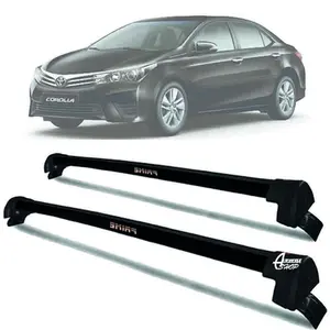 Rack Teto Aluminio Prime Toyota Corolla 15 a 19 Preto PR102