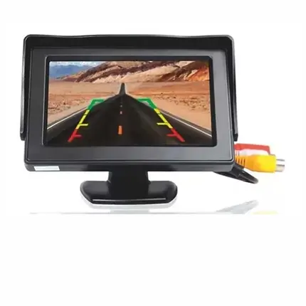 Tela LED 4.3 Digital TFT 24V 2x Entradas RCA Colorida