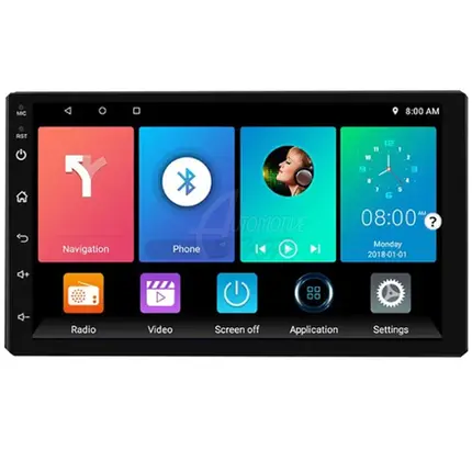 Cental Multimidia 9" Android Auto Car Play 2G 64G USB WIFI
