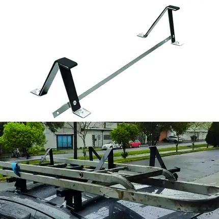 Suporte Porta Escada para Rack Prime Aluminio 1 escada Prata